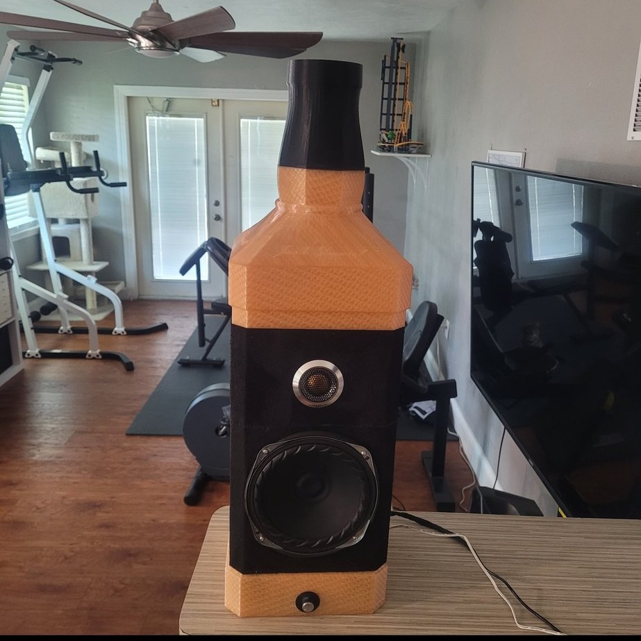 Completed Jack Daniels Bluetooth speaker