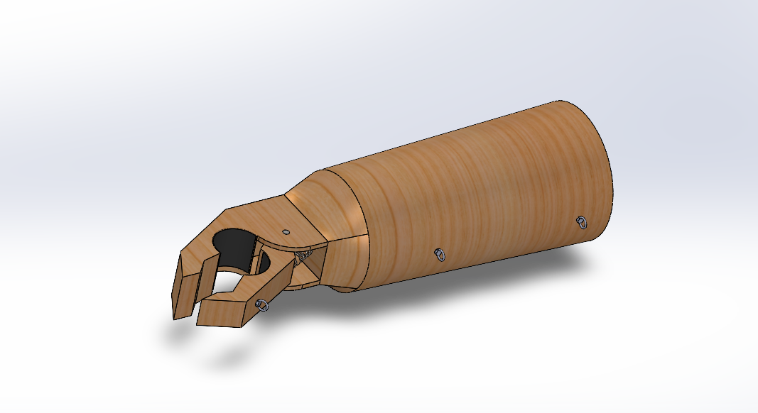 Prosthetic arm SolidWorks CAD model