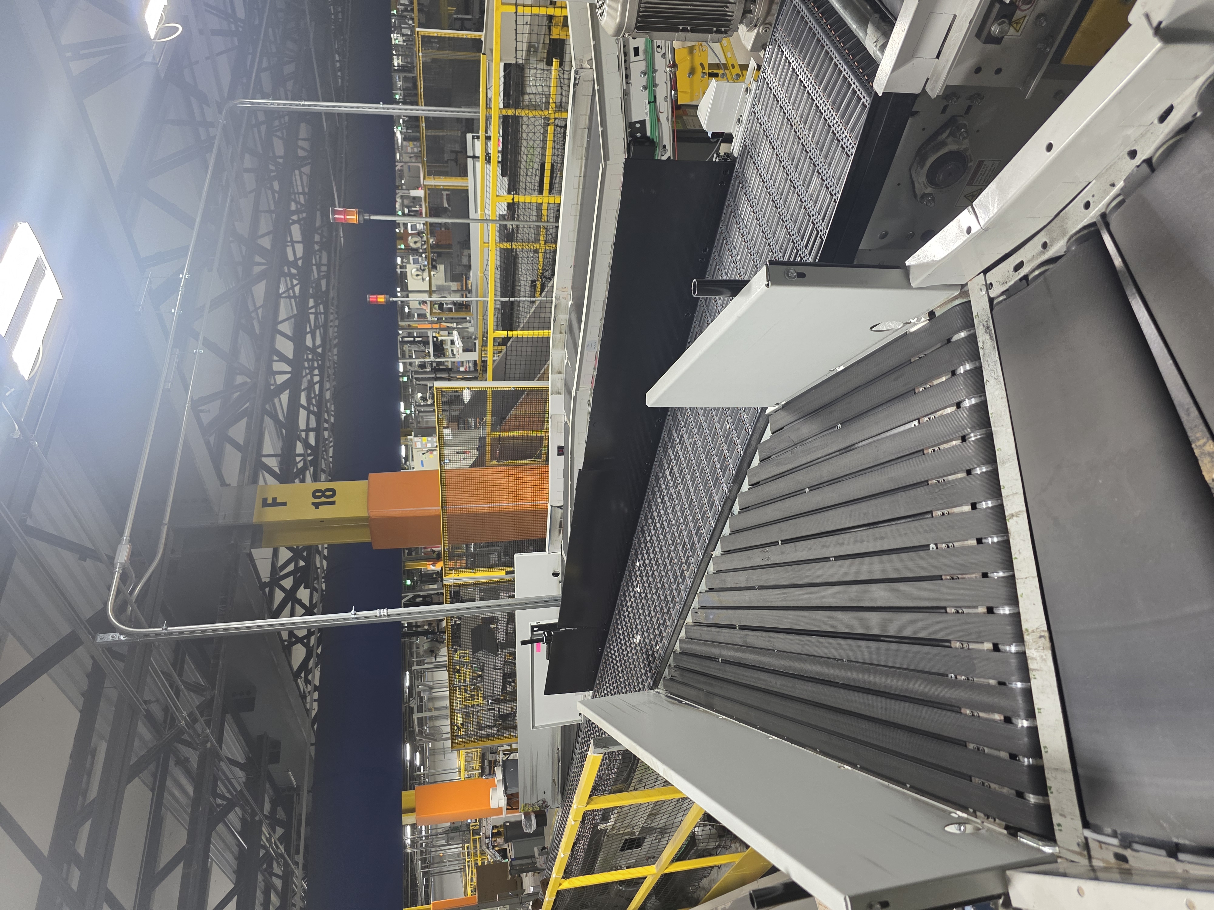View from opposite side of conveyor
